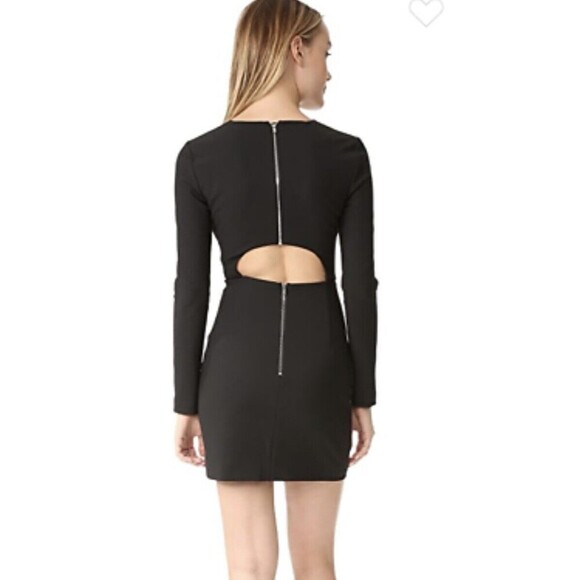 elizabeth and james Dresses & Skirts - Elizabeth and James Black Bodycon Cut Out Dress